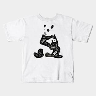 Giant panda (Ailuropoda melanoleuca) Kids T-Shirt